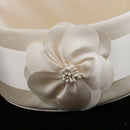 2pcs/pack Champagne Flower Girl Baskets with Flower Bud Decoration, Graceful