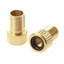 10Pcs Brass Presta to Schrader Adaptor Valve Bicycle Bike Pump