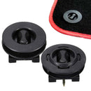 2Pcs Fixing Grips Clamps Floor Mats Holders Car Mat Carpet Clips Anti-SlipJCA Nw