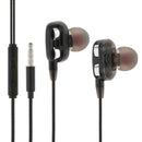 Metal  HEAVY DEEP BASS In-ear Earphones Headphones Metal Headsets Black 1