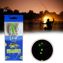 Sea Luminous Soft Shrimp Fishing Hook Lure String Hooks Bait Tackle S8Z4