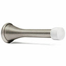 12 Pack Satin Nickel Door Stoppers - 3â…› inch Flexible Heavy Duty RustProof