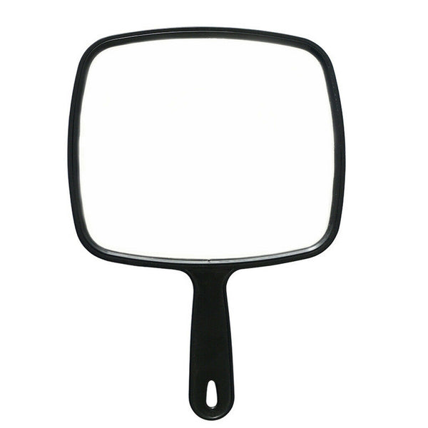 Portable Salon Barbers Hairdressers Handheld Mirror With Anti-Slip Handle