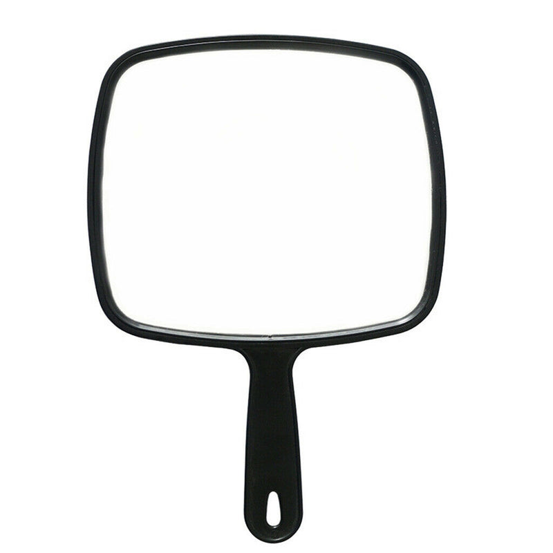 Portable Salon Barbers Hairdressers Handheld Mirror With Anti-Slip Handle