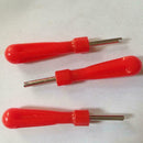 Bicycle Tire Repair Tool MTB Schrader Valve Gas Nozzle Removal Screwdriver L2H9