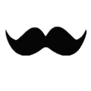 Set of 12pcs Beard Stickers Black Funny Beard Gift Tag Stickers Labels Decals