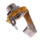 10pcs 1/4in Guitar Jack Socket Connector Female for Electric Guitar Bass
