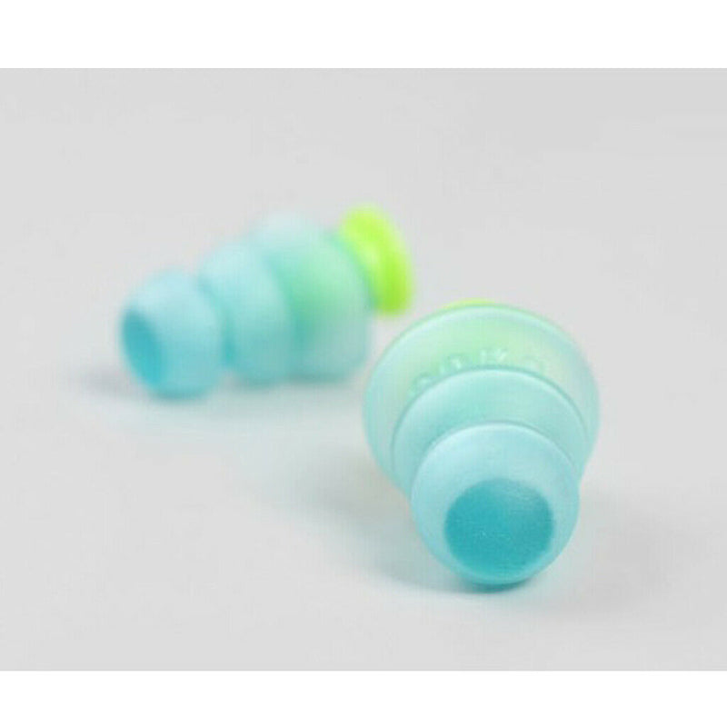 4 Soft Silicone Earplugs Noise Cancelling For Motorcycles Sleeping Study W/ Case