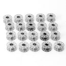 20Pcs Metal Stainless Sewing Machine Bobbins For Brother JANOME SINGER
