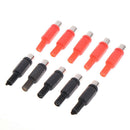 50V 0.5A RCA Audio Connectors Female Welding Jack Cold Pressure Socket AdapSEAU