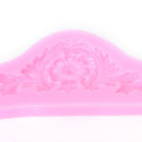 Baroque Damask Scroll Crown Sugar Fondant Cake Tool Silicone Cake Mold Mould Z
