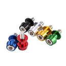 2pcs Motorbike CNC Swingarm Swing Arm Spools Sliders Stand Bobbins 8mm Green