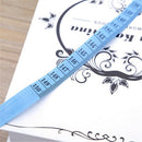 6Pcs 60" 150cm Body Measuring Ruler Sewing Cloth Tailor Tape Soft Measure FT