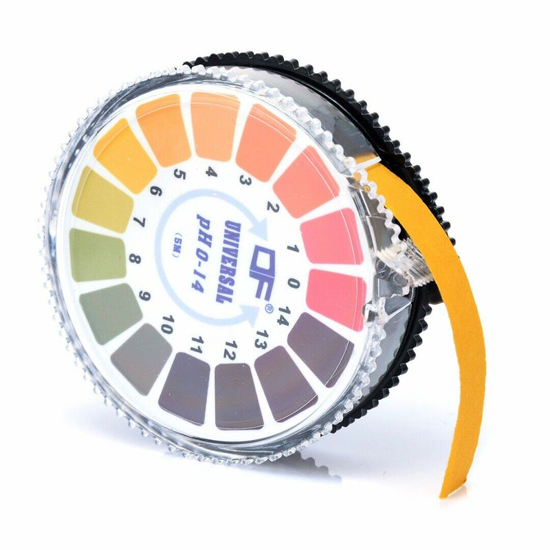 5M PH Test Strips Tester Urine Saliva Test Paper Roll Full Range 0-14
