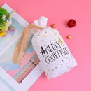 10pcs Christmas Tree Merry Christmas Gift Bags Snowflake Crisp Bag New Year OZ