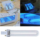 9W Uv White Lamp Tube Light Bulbs CCO Gel Nail Art Replacement Curing Bulb B6H5