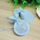 30X Velvet Xmas Wedding Party Sweet Jewelry Drawstring Favor Gift Bag Light Blue