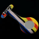 Rainbow stripes pattern Silicone Nurses Brooch Tunic Fob Pocket Watch Stain