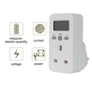 Digital Power Meter Plug-In Socket Electric Wattmeter Energy Monitor Uk Plu