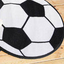 Round football Carpet Living Room Parlor Mats Children Kids Boys Bedroom Ca U4V9