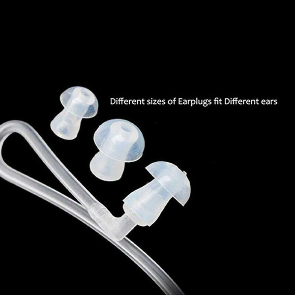 Universal 3.5mm Jack Acoustic Hollow Air Tube Anti-radiation Earphone Earpi T4H8