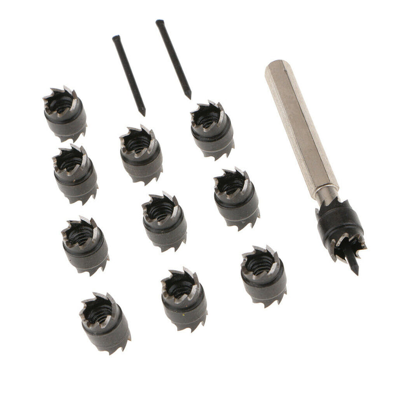 13x Double Sided 3/8'' Spot Weld Cutter HSS Drill Bit Remover Welder Cut Tool