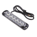 2 PCS 6 LED Car Truck Emergency Beacon Light Bar Hazard Strobe Warning