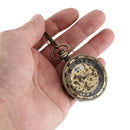 Mechanical Pocket Watch Steampunk Retro Luxury Pocket Watch Men'S And Women'M1F7
