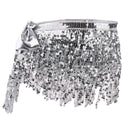 Fashion  Sequin Belly Dance Costume Bra Top Hip Scarf Skirt Dancewear
