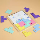 Macaron Wood Kids Russian Box Matching Desktop Game Puzzle Educational Toys