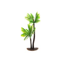Green Plastic Coconut Tree Aquarium Plants Ornament Decoration for Fish Tank