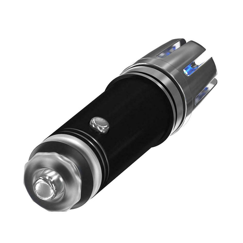 Car Air Purifier Ionizer Air Cleaner Air Freshener Odor Eliminator (Black)