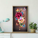 5D Full Drill Diamond Painting Flower Butterfly Cross Stitch Kits (hg341)