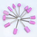 12x/Set Nail Art Manicure Tool Ceramic Drill Bits Burs Polishing Grinding  TVM