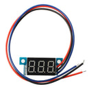 Mini Digital Panel Voltmeter DC 3 - 100V Red 3 Digits P9L7