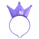 1x Tiara Pink Crown Light-Up LED Blinking Flashing Headbands Party Favors