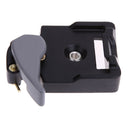 Black Camera 323 Quick Release Adapter with Manfrotto 200PL-14 Compat Plate A