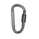 5 X Carabiner Clip Snap Spring Hook Keyring Buckle Camping Carabina Karabiner