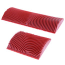 Set Of 2pcs Rubber Painting Tool With Wood