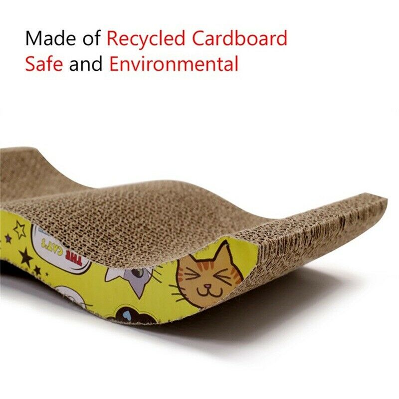 Pet Cat Kitten Scratch Scratcher Pad Seize Catch Board Mat Catnip Bed M sha D5Q3