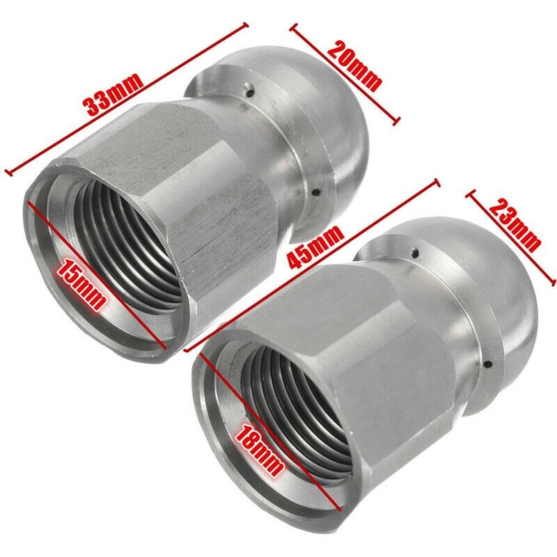Pipe Jetter Pressure Washer Drain Sewer Cleaning Pipe Jetter Rotary Nozzle