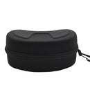Black EVA Zipper Glasses Sunglasses Eyewear Hard Case Box Belt Loop Clip NEW