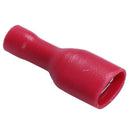 100pcs Female Spade Insulated Electrical Crimp Wire Connector Terminal