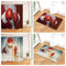 Bathroom Fabric Shower Curtain 9 Hook Sets Water Resistant Various Pattern Panel