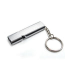10x Emergency Whistle Stainless Double Tube Lifesaving Outdoor Survival Wh NII