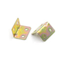 10 Pcs 25x25x16mm 90 Degree Metal Right Angle Bracket Shelf Support LJ
