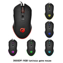 G70 USB Wired RGB Backlit Gaming Mouse 6 Button 3600DPI Computer Mouse Mice