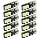 1pc Canbus Error Free Led White T10 168 194 W5W Wedge 4 Smd 5050 Light Bulb OH