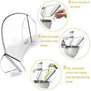 Pouring Shield Tilt Head Chute for Kitchen-Aid Stand Mixer Attachments