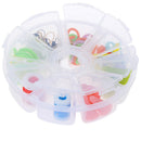 DIY Knitting Tools Kit Gourd Pins Split Ring Markers Needles Protectors To%!